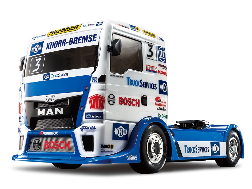 Tamiya TT-01 Type-E Team Hahn Racing MAN TGS